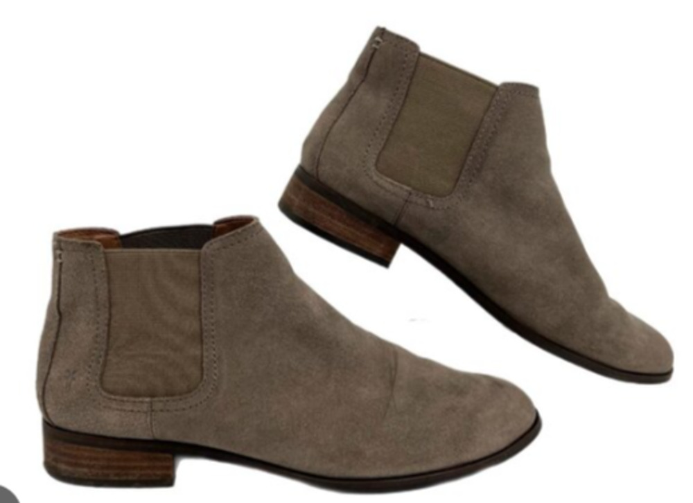 Frye Suede Ankle Pull on Chelsea Boots Women Size 7M